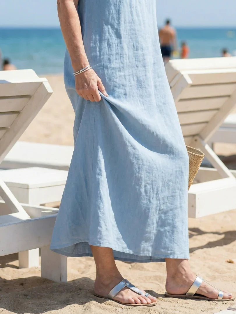 Zerina | Easy Fall Midi Dress