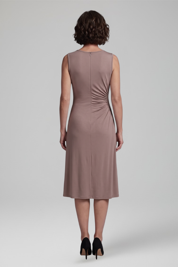 Cosima | Sleeveless Wrap Detail Midi Dress
